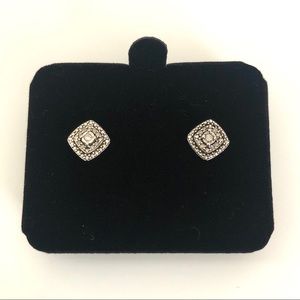 MACY’S Diamond Cluster Stud Earrings